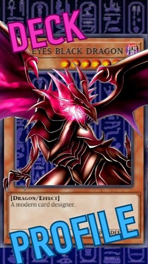 Yu-Gi-Oh! RED - EYES BLACK DRAGON (Dragón Negro de Ojos Rojos) DECK PROFILE (versión pura) TCG 🌋🌋
