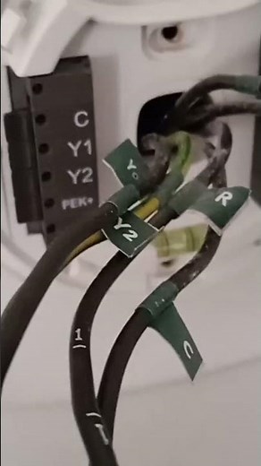 all wiring ready to connection Ecobee thermostate