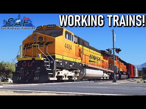 SA'F #557 - Working Trains In FiveM! | GTA V RP
