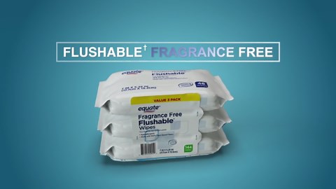 (2 pack) Equate Flushable Wet Wipes, Fresh Scent, 240 Wipes (5 Pack), Compare to Cottonelle®