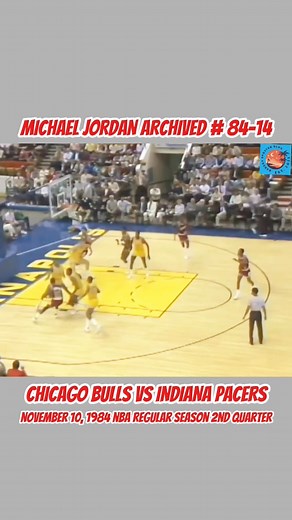 1.6K views · 15 reactions | Michael Jordan archived # 84-14, november 10, 1984 nba regular season 2nd quarter, chicago bulls vs indiana Pacers... #nba #ccto #virals #archives #michaeljordan #November2025 | Adarlo Menchero | Facebook
