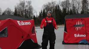 3.9K views · 125 reactions | We are excited to announce our partnership with Eskimo Ice Fishing Gear! From the Grizzly, with a roto-molded tub, square aluminum tubing, and a great pricepoint of just $899, to the fully insulated Fatfish 6120I, we are excited for the ice season to come! | Superior Angling Co | Facebook