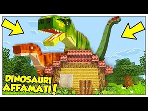 I DINOSAURI GIGANTI ATTACCANO LA NOSTRA CASA! - Minecraft ITA
