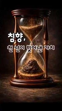 침향은 왜 귀할까? 상처와 시간이 만든 가치