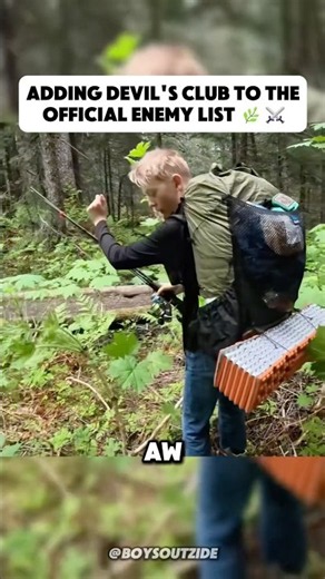 Adding Devil’s Club to the Official Enemy List 😂🌿 | Outdoor Boys