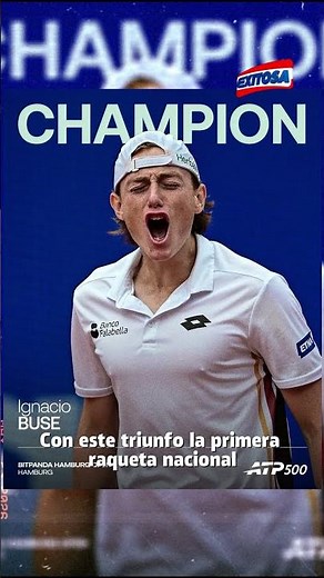 🔴🔵 Peruvian pride! Ignacio Buse is the Hamburg ATP 500 champion