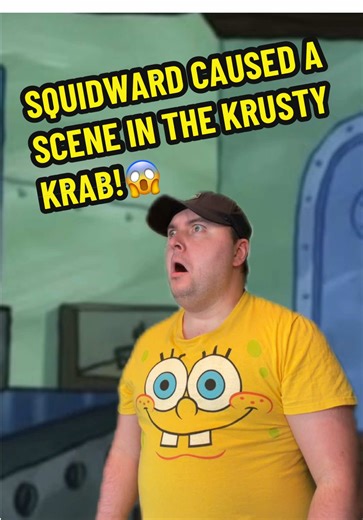 Squidward's Shocking Day at the Krusty Krab!