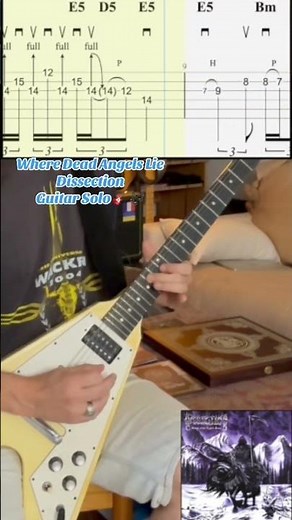 Where Dead Angels Lie - Dissection (Cover + TAB 🎸🎶) Guitar Solo