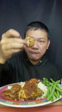 AYAM SERUNDENG DAN SEMUR JENGKOL #asmr #mukbang #fypシ゚ #fyp #ayamserundeng