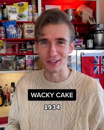 This guy is the king of baking retro recipes - he's always so surprised when they actually taste good! 😅🎂 | UNILAD
