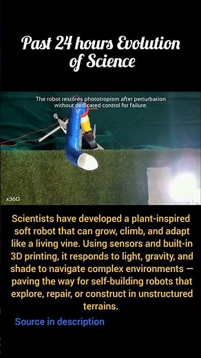 Scientists Create a Growing Soft Robot That Climbs Like a Plant