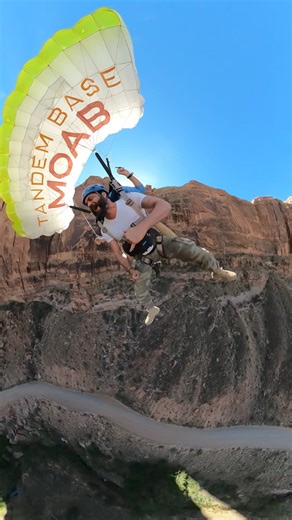 5.9K views · 116 reactions | Being big and strong is great, but it won’t help when your toes are on the edge. We all experience the same fear. | Tandem BASE Moab | Facebook