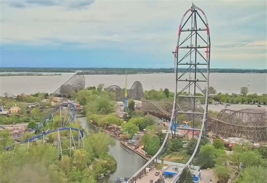 【搬运】雪松点 Top Thrill 2 礼帽坡第三视角