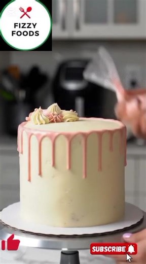 Elegant Rosette Cake Decorating | Buttercream Swirl ArtSwirl Rosette Buttercream Design#cake