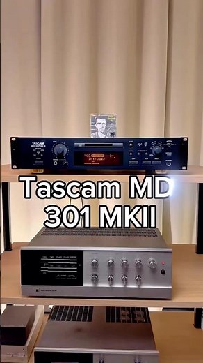 🚀 TASCAM MD-301 MKII | Pro MiniDisc Recorder/Player 💿 #shorts