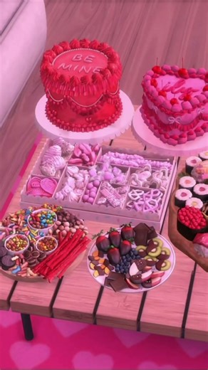 Spent so much time decorating and on the food! Would your sim of came? #sims #sims4 #sims4cc #ts4