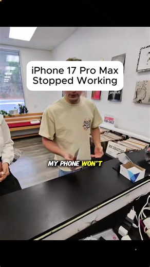 🚨iPhone 17 Pro Max Stopped Working!! Are you having a tech problem? We accept mail ins! We have a Mail-In Link that’s in our bio and we’ll bring your device back to life! 🩺💊 #phonerepair #phone #tech #phonecase #repair