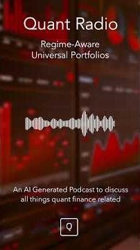 Regime-Aware Universal Portfolios #finance #trading #algotrading