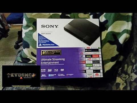 SONY 4K UHD Upscale BDP- S6500 Blu-ray / DVD and Streaming Player By KVUSMC