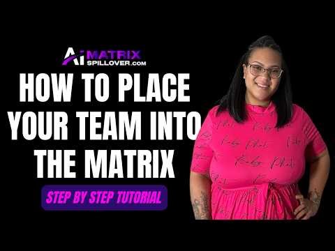 How To Place People Into Your AI Matrix Spillover Matrix (TUTORIAL)
