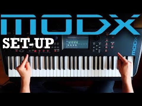 How to set up a Yamaha Modx8