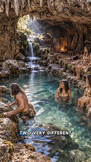 Neanderthals create cave home with spring and raised bed