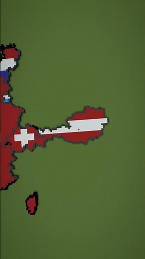 Small Europe German States #germany #austria #minecraft #maps #flags #europe #geography #history