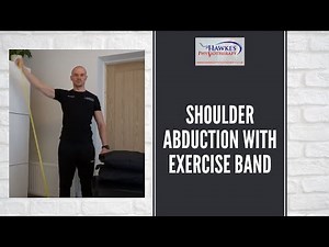 Shoulder abduction with Exercise band: Technique video