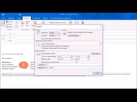 Set restrictions on email in Outlook using IRM