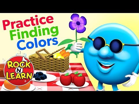 Preschoolers Learn to Say Colors on a Picnic