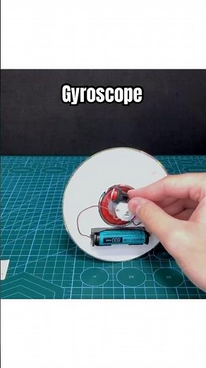 Gyroscope • Electric Motor | #dcmotor #tech #youtubeshorts #dcmotorproject #inventions