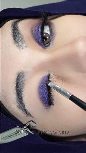 Blue Smokey Eye Look 💙🔥 | Party Glam Makeup