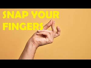 how to snap your fingers fast for beginners