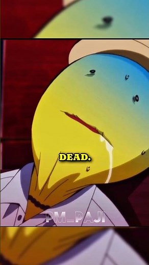Koro-sensei can’t be fooled 😭💀 #AssassinationClassroom #KoroSensei #anime