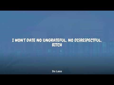 Z-Ro - Do Less (Lyrics)