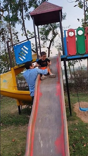 🥳 Baby playing at Park #baby #babyshorts #play #park #evening #babylife #funny #funnyshorts #little