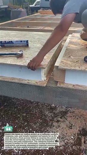 DIY RV Roof Panel Installation #Roofing #DIY