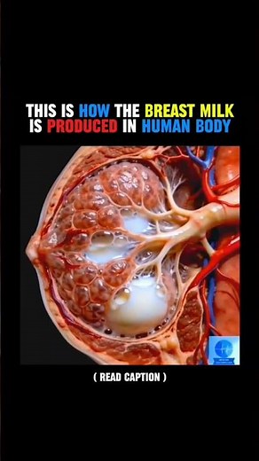 This is how The Breast Milk is Produced in Human Body😱