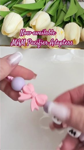 MAM Pacifier Adapter – Silicone Clip Converter for Pacifier Holder #babypacifier #usamom #canadamom