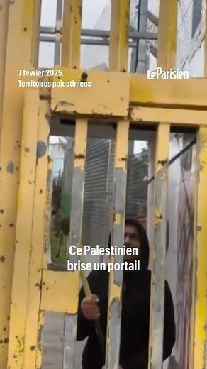 106K views · 760 reactions | Saadat Gharib a brisé le portail isolant sa maison d’une colonie israélienne, située à la lisière du village palestinien de Beit Ijza, en Cisjordanie occupée, afin de pouvoir transférer sa mère malade à l'hôpital. #rediff | Le Parisien | Facebook