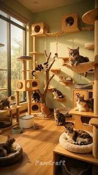 10 Stray Cats Were Living in an Abandoned Garage… Then We Built Them a Cat Paradise 🐱🏠
