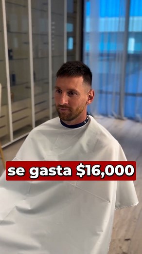 Sólo Para Futbolistas on Instagram: "Messi gasta $16,000 por un corte de cabello #messi #futbol #intermiami"