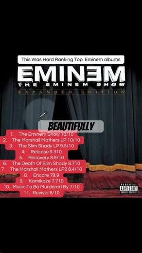 ranking best Eminem albums
