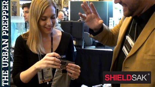 Testing SHIELDSAK data protective bags with Jill