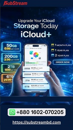 Purchase iCloud Storage on iPhone Upgrade to iCloud+ 50GB, 200GB, 2TB Easy Method