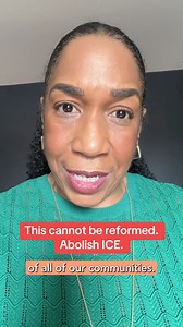 ICE is a lawless agency operating as a private police force for an authoritarian president. It has no place in Minneapolis, Chicago, or anywhere in America. Abolish ICE. | Juliana Stratton