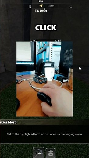 How to auto click in The Forge without installing any apps or websites #foryou #roblox#shorts