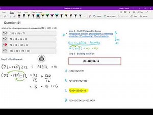 MPT Q41 - Ontario Mathematics Proficiency Test