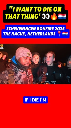 “I Want to Die on the Bonfire” 🔥🇳🇱 Scheveningen #shorts #viral #foryou #netherlands #fyp #viralvideo