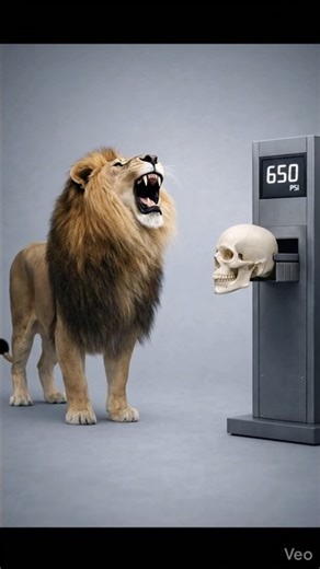 which animal bite human skull #animals #wildanimals